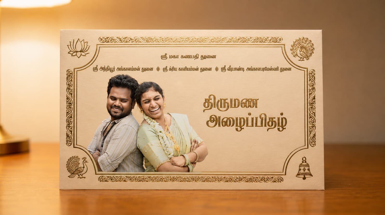 நந்தகுமார் & கலையரசி invitation